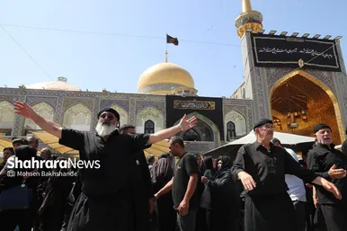 عزاداری روز ۲۸ صفر در حرم مطهر رضوی