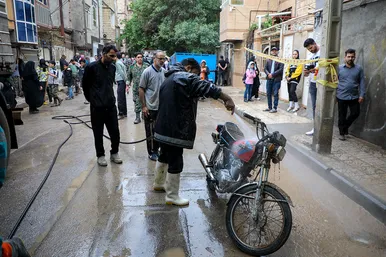 خیابان سپاه، سه روز پس از سیل