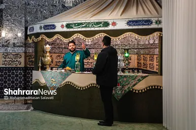 گزارش تصویری | پشت صحنه ویژه برنامه های سحر ماه رمضان تلویزیون در حرم مطهر رضوی