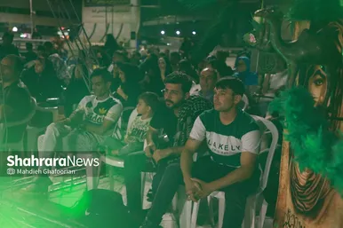 تصاویری از آیین تعزیه خوانی در عرصه میدان شهدا