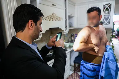 بازسازی صحنه قتل در خیابان مطهری شمالی