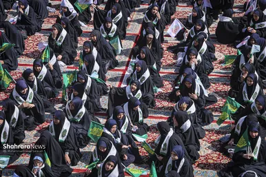گزارش تصویری | آیین آغاز سال تحصیلی جدید در حرم مطهر رضوی