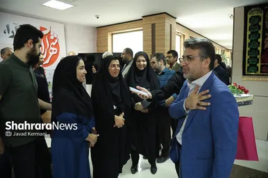 بازدید جمعی از مسئولین شهری و استانی مشهدمقدس از موسسه فرهنگی شهرآرا (۴) (۱۷ مرداد ۱۴۰۳)