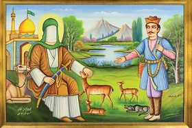 درباره منصور وفایی، از واپسین بازمانده&zwnj;های نقاشی قهوه خانه&zwnj;ای، و تابلو ضامن آهوی او