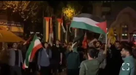 تجمع مردمی - دانشجویی تهرانی&zwnj;ها در محکومیت حمله به ضاحیه لبنان (۷ مهر ۱۴۰۳)