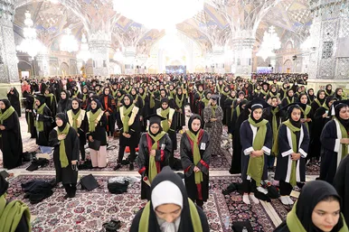 جشن دانش آموختگان علوم پزشکی کشور در حرم مطهر رضوی