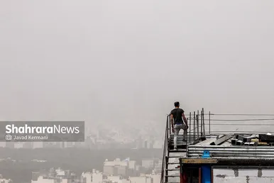 تصاویری از آلوده‌ترین صبح مشهد در قرن جدید (۱۵ مرداد ۱۴۰۲)
