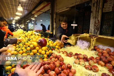 ایران زیباست | شب یلدا بازار همدان