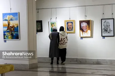 افتتاح نمایشگاه آثار هنر‌های تجسمی «ساران»