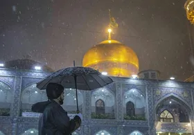 صحن&zwnj;های حرم رضوی برای تسهیل تردد زائران مفروش شد