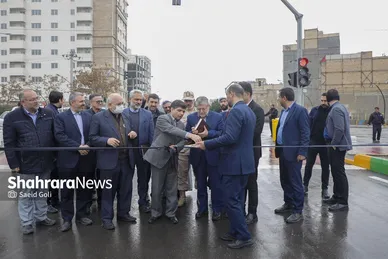 گزارش تصویری | آیین بهره‌برداری و اتصال بولوار دکتر حسابی به بزرگراه پیامبراعظم(ص)