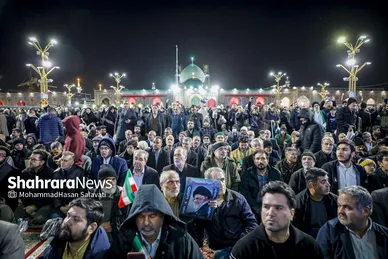 گزارش تصویری | وداع با پیکر مطهر شهدای مدافع امنیت در حرم مطهر امام‌رضا(ع)