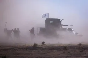 آمریکا پایگاه حشدالشعبی در شرق موصل را هدف قرار داد