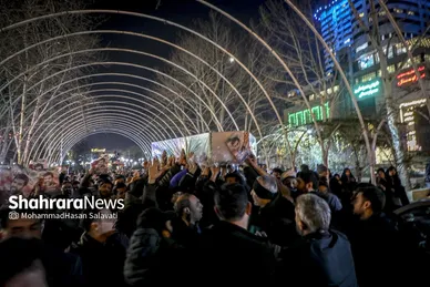 گزارش تصویری | مراسم وداع با پیکر شهید مدافع امنیت «مهدی ظریف» در مشهد