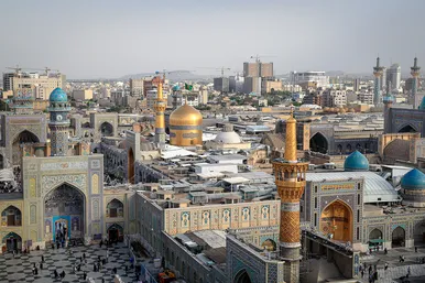 تصاویر هوایی از شهر مشهد و حرم مطهر رضوی