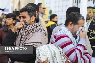 عکس‌هایی از مراسم سالگرد شهادت حاج قاسم سلیمانی در گلزار شهدای کرمان