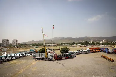 گزارش تصویری | آيين بهره‌برداری از ماشين‌آلات تخصصی خدمات شهری