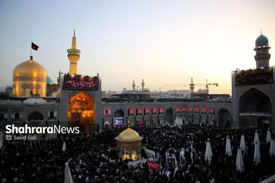 گزارش تصویری| آیین اذن عزای محرم در حرم مطهر رضوی (پنجشنبه ۵ تیر ۱۴۰۴)