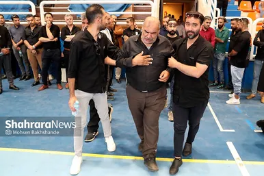 عکس‌هایی از مراسم تشییع پیکر مرحوم «علی اسعدی» فوتسالیست مشهدی