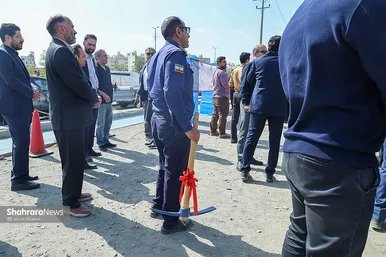 آیین آغاز عملیات اجرایی دوربرگردان غربی و اصلاح هندسی بزرگراه هاشمی رفسنجانی مشهد