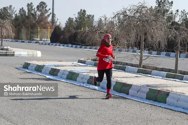 مسابقات دو صحرانوردی بانوان کارگر کشور در مشهد