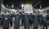 عزاداری زائران عرب‌زبان حرم امام‌رضا(ع) در رثای سید و سالار شهیدان