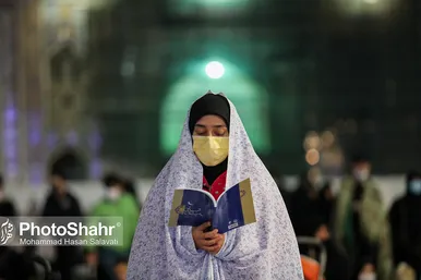 مراسم احیاء شب ۱۹ ماه مبارک رمضان در حرم مطهر رضوی