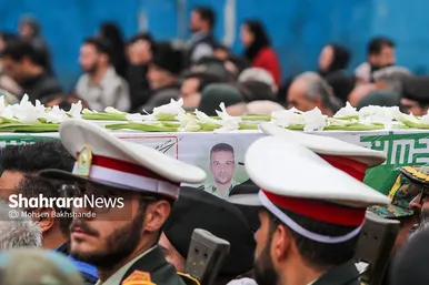 گزارش تصویری | مراسم تشییع پیکر «شهید خموشی» از شهدای حادثه تروریستی تفتان