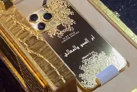 آیفون ۱۳ با روکش طلا + فیلم