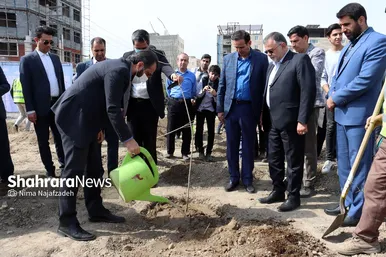 مراسم روز درختکاری در مشهد