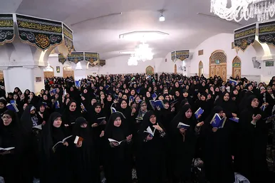 مراسم احیای ناشنوایان در حرم مطهر امام رضا(ع) 