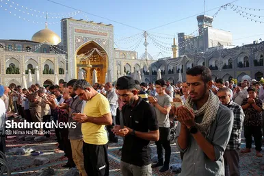 نماز عید سعید قربان در حرم مطهر رضوی