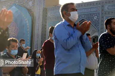 اقامه نماز عید سعید فطر در حرم مطهر امام رضا(ع)
