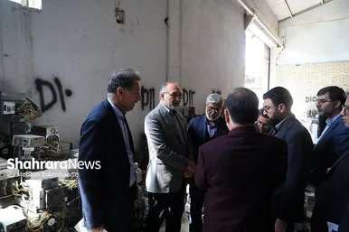 گزارش تصویری | مراسم امحای بیش از ۳ هزار ماینر غیرمجاز در مشهد