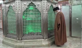 زیارت رهبر معظم انقلاب از حرم حضرت عبدالعظیم الحسنی (ع)