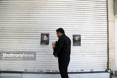 حضور مهاجران افغانستان در مراسم خاکسپاری رئیس‌جمهور شهید در مشهد