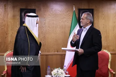 عکس‌هایی از دیدارهای مهمانان مراسم تحلیف با رئیس جمهور