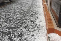 ویدئو| بارش شدید تگرگ در پکن