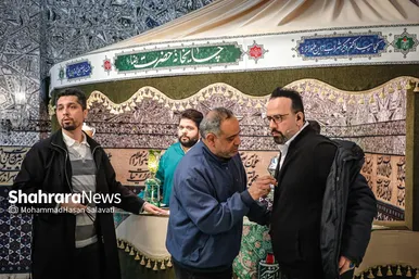 گزارش تصویری | پشت صحنه ویژه برنامه های سحر ماه رمضان تلویزیون در حرم مطهر رضوی