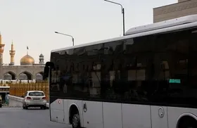 سرویس دهی رایگان اتوبوسرانی در روز شهادت امام علی(ع) در مسیرهای منتهی به حرم رضوی