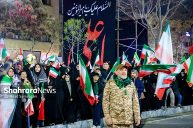گزارش تصویری | مردم انقلابی در آخرین چهارشنبه سال ۱۴۰۴ در خیابان احمدآباد مشهد