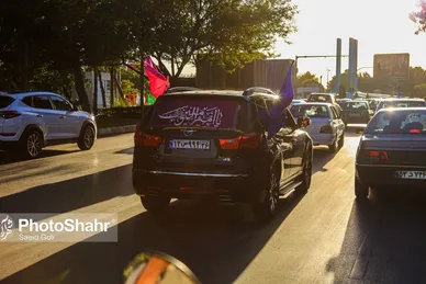حال و هوای شهر مشهد در شب عید غدیر خم