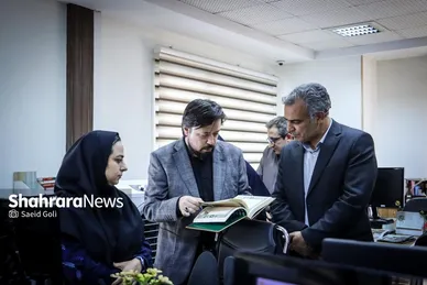 گزارش تصویری | بازدید مدیران استانی و شهری از روزنامه شهرآرا به مناسبت روز خبرنگار - ۳