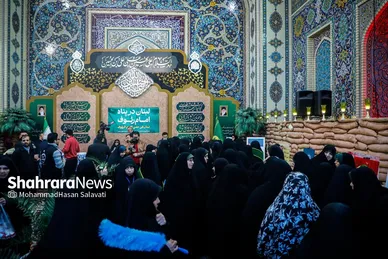 گزارش تصویری | پویش«لبنان در پناه امام رئوف» در صحن قدس حرم مطهر رضوی