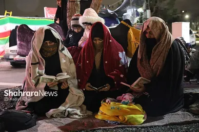 گزارش تصویری | مراسم احیای شب ۲۱ رمضان ۱۴۰۴ در خیابان‌های مشهد - ۱