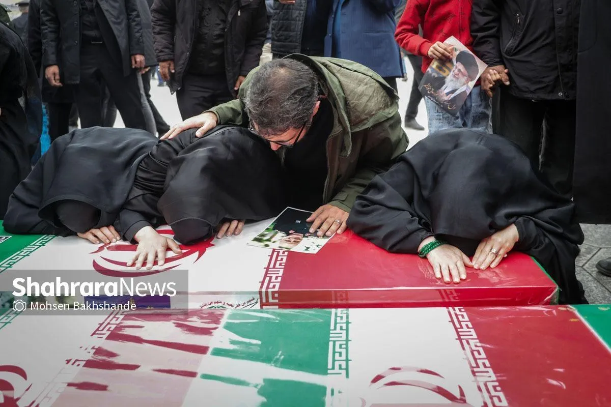 شعر شاعر فلسطینی در سوگ شهدای ایران درپی جنایات آمریکایی - صهیونی