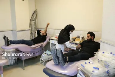 اهدای خون در شب قدر ۲۳ ماه رمضان