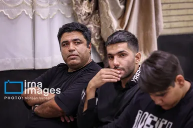عکس‌هایی از مراسم ترحیم شهید «علیرضا تنابنده» برادرزاده محسن تنابنده