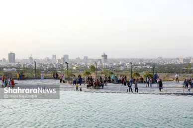افتتاح پروژه کوهشار، بزرگترین آبشار مصنوعی ایران