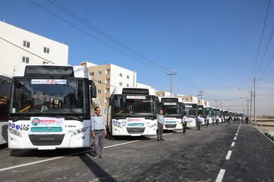 رونمایی از ۲۹ دستگاه اتوبوس جدید و بازگشایی محور شهیدمحبی و بهسازی محور رسالت